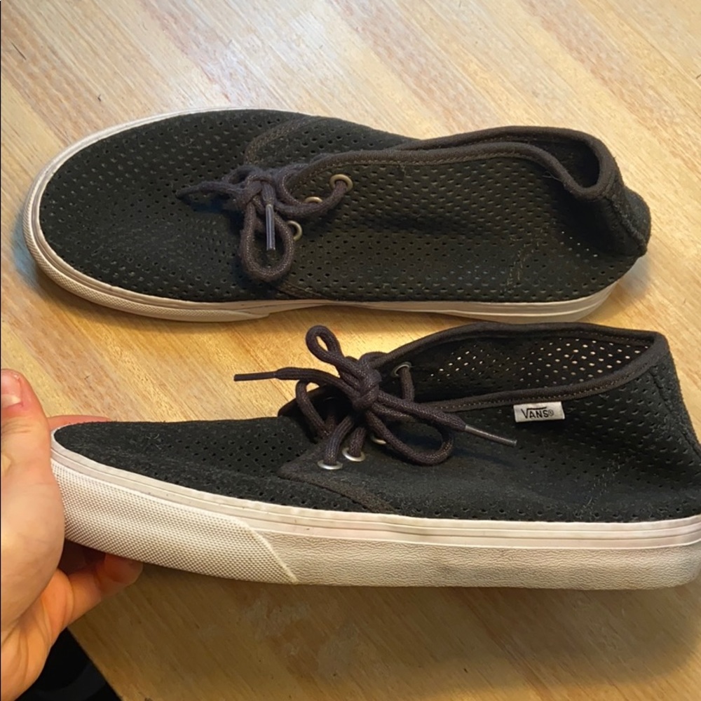 Women’s Vans Black Hi-Top Suede